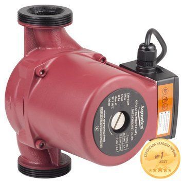 Насос циркуляційний Aquatica 245 Вт, Hmax 8 м, Qmax 200 л/хв, 180 мм + гайки 1&Prime; 774142 фото