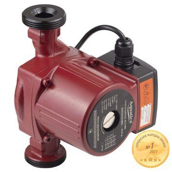 Насос циркуляційний 100 Вт, Hmax 6 м, Qmax 75 л/хв, 180 мм + гайки 1&Prime; 774132 фото