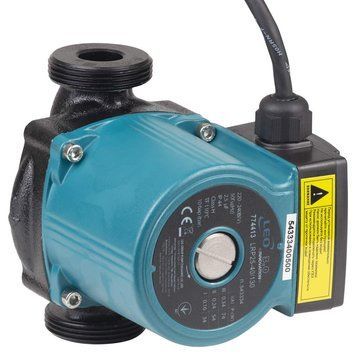 Насос циркуляційний LEO 3.0, 74 Вт, Hmax 4 м, Qmax 52 л/хв, 130 мм + гайки 1&Prime; 774413 фото